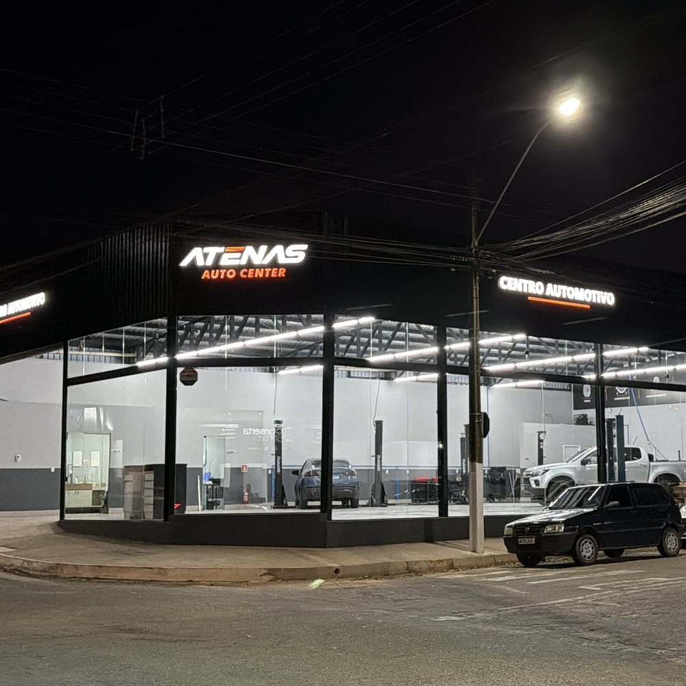 Fachada da Atenas Auto Center em Catalão, GO